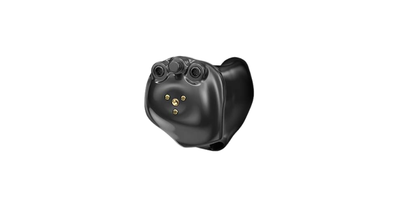 In-the-canal hearing aids.
